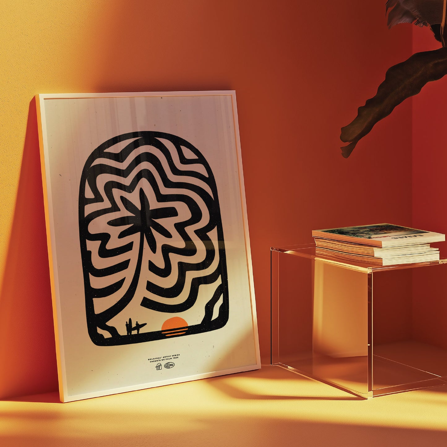 Energia de Palm Tree Print