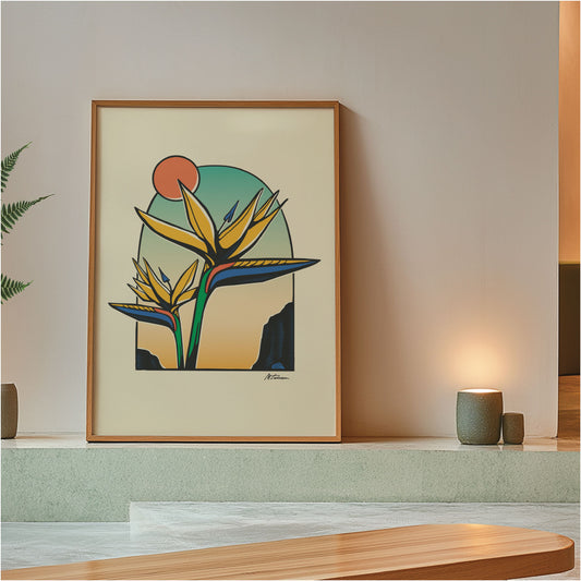 Floración Costera Print