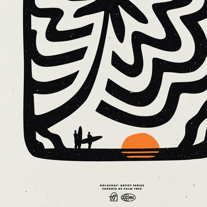 Energia de Palm Tree Print