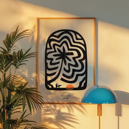 Energia de Palm Tree Print