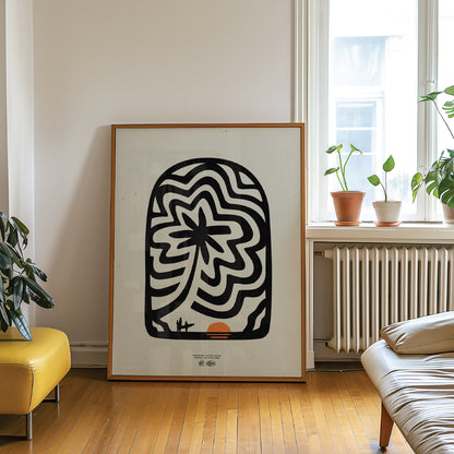 Energia de Palm Tree Print