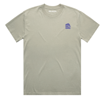 Holachal wave and beach inspired graphic premium heavy weight tee  
