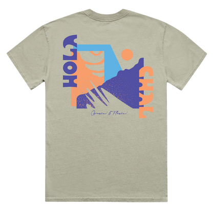 Holachal beach inspired graphic premium heavy weight tee  