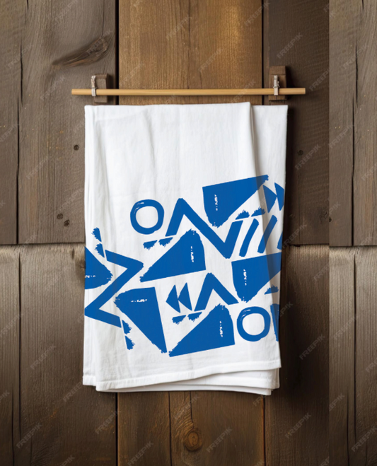 Coastal Rhythm Tea Towel
